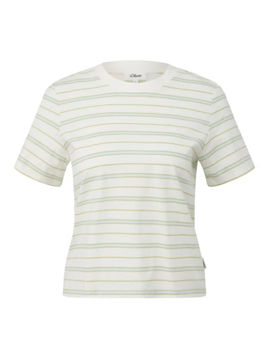 Foto van product s.Oliver Shirt lichtblauw / olijfgroen / pastelgroen