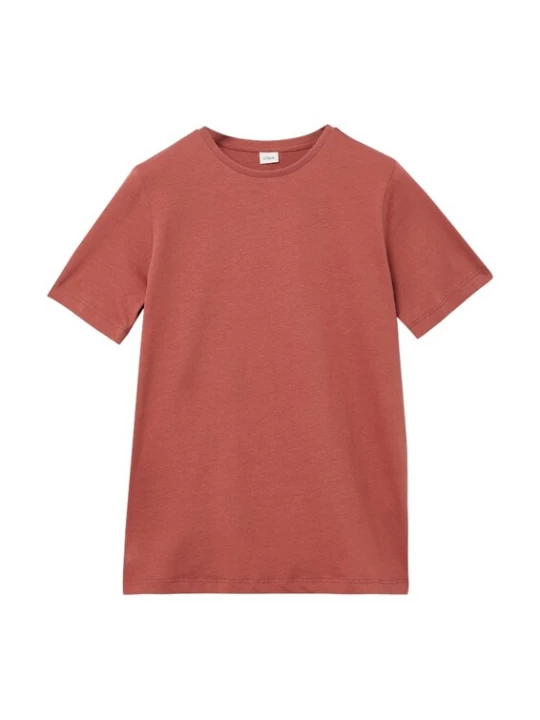 Foto van product s.Oliver Shirt lichtblauw / oranje / pastelrood / wit