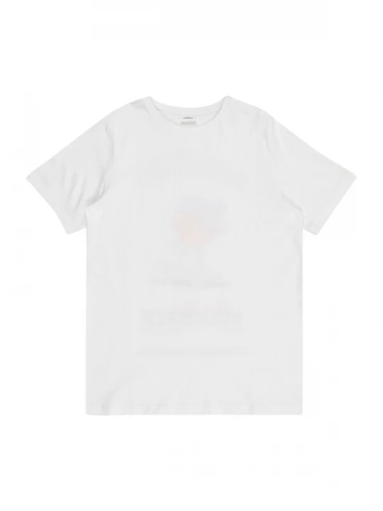 Foto van product s.Oliver Shirt lichtblauw / oranje / zwart / wit