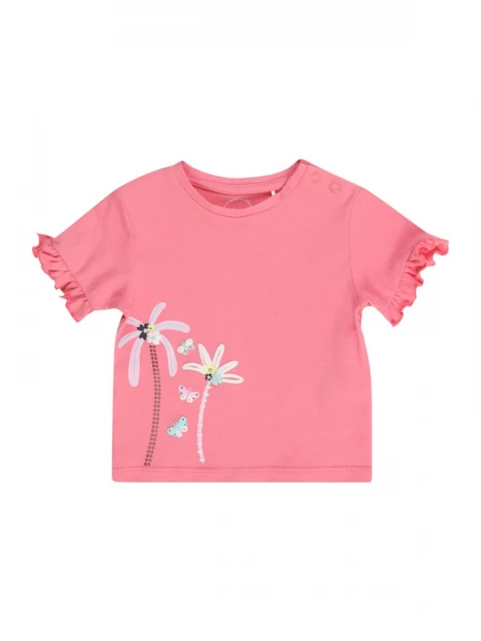 Foto van product s.Oliver Shirt lichtblauw / pink / rosé / wit