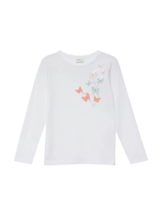 Foto van product s.Oliver Shirt lichtblauw / rosa / wit