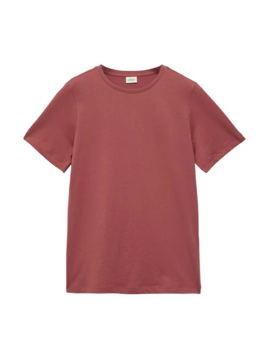 Foto van product s.Oliver Shirt lichtblauw / taupe / robijnrood / zwart
