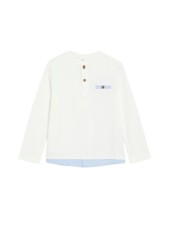 Foto van product s.Oliver Shirt lichtblauw / wit