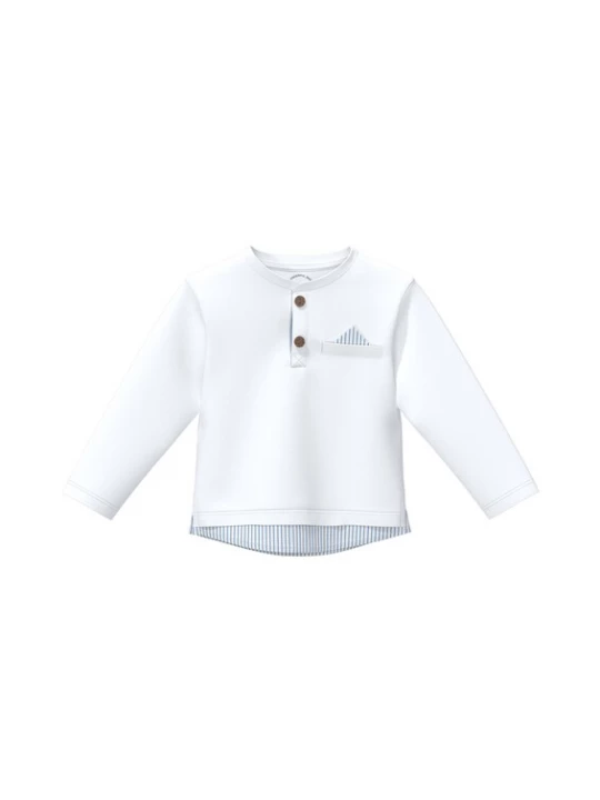 Foto van product s.Oliver Shirt lichtblauw / wit