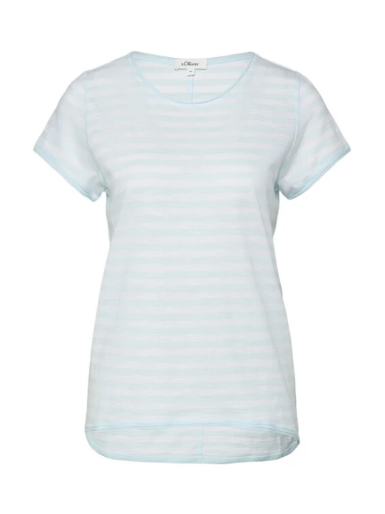 Foto van product s.Oliver Shirt lichtblauw / wit