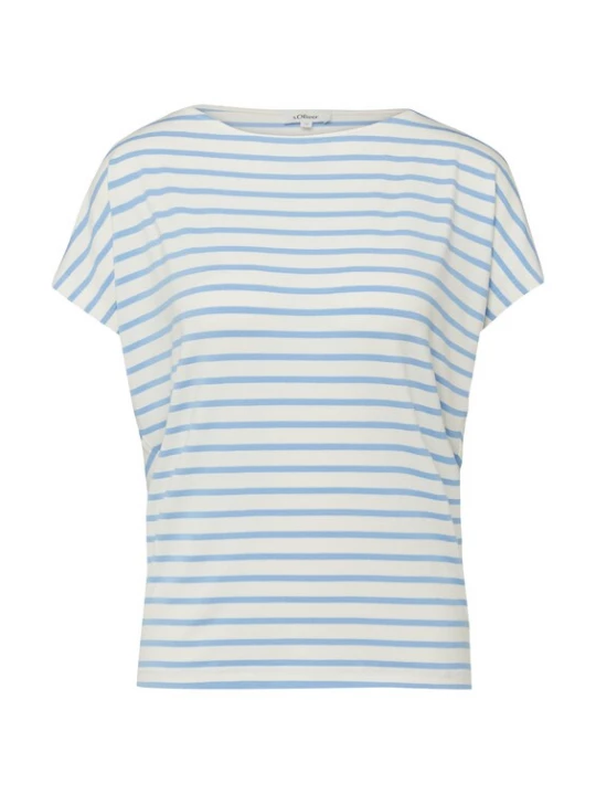 Foto van product s.Oliver Shirt lichtblauw / wit