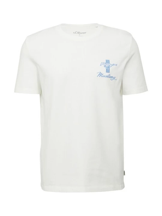 Foto van product s.Oliver Shirt lichtblauw / wit