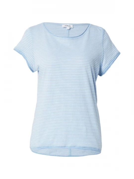 Foto van product s.Oliver Shirt lichtblauw / wit