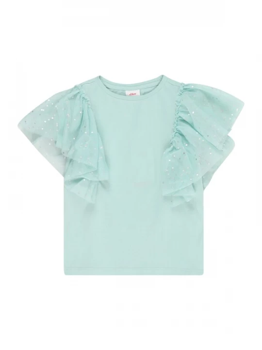 Foto van product s.Oliver Shirt lichtblauw / zilver