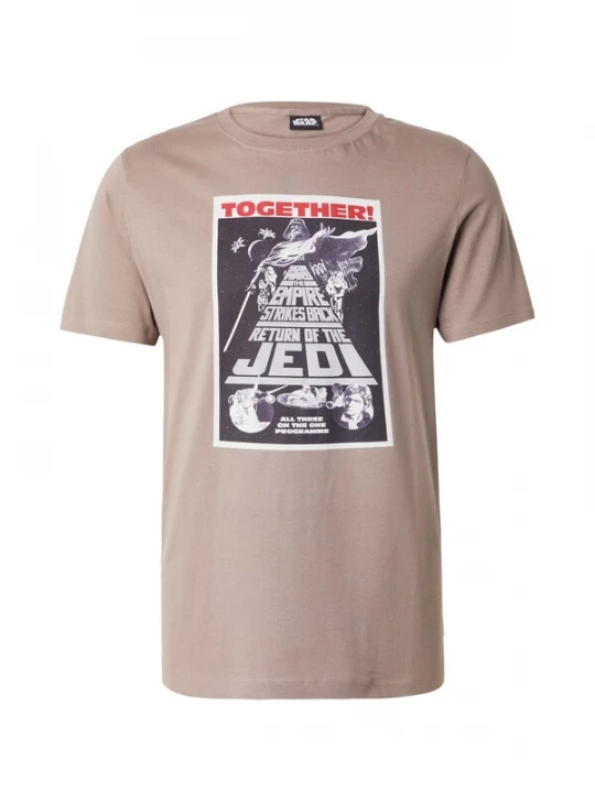 Foto van product s.Oliver Shirt lichtbruin / lichtgrijs / rood / zwart