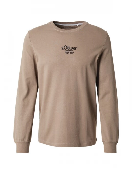 Foto van product s.Oliver Shirt lichtbruin / zwart