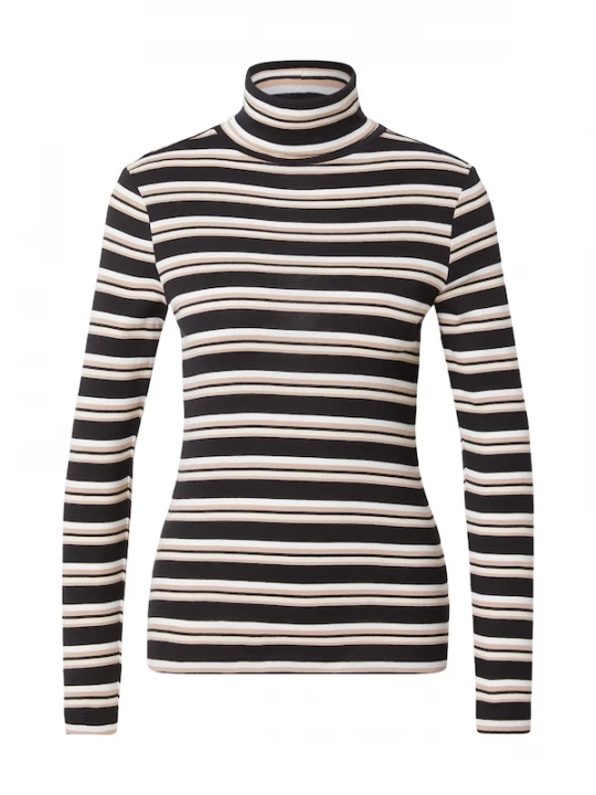 Foto van product s.Oliver Shirt lichtbruin / zwart / wit