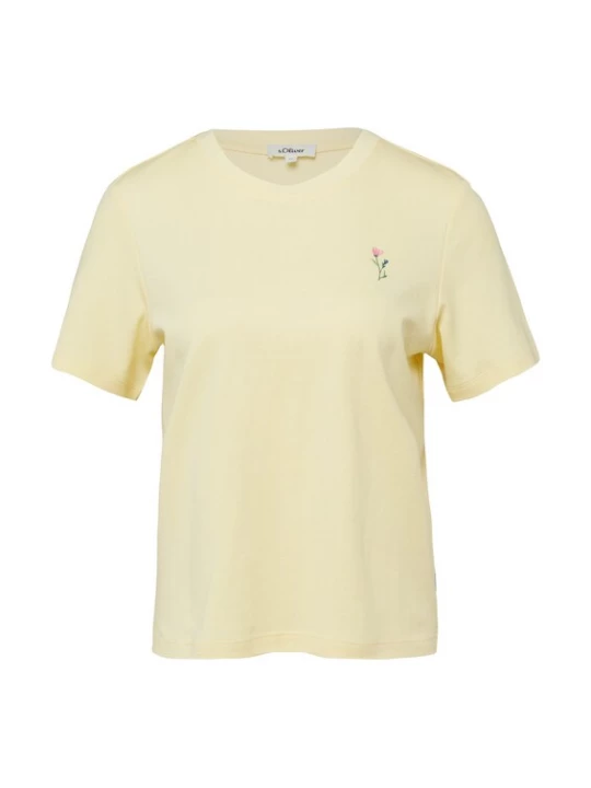 Foto van product s.Oliver Shirt lichtgeel