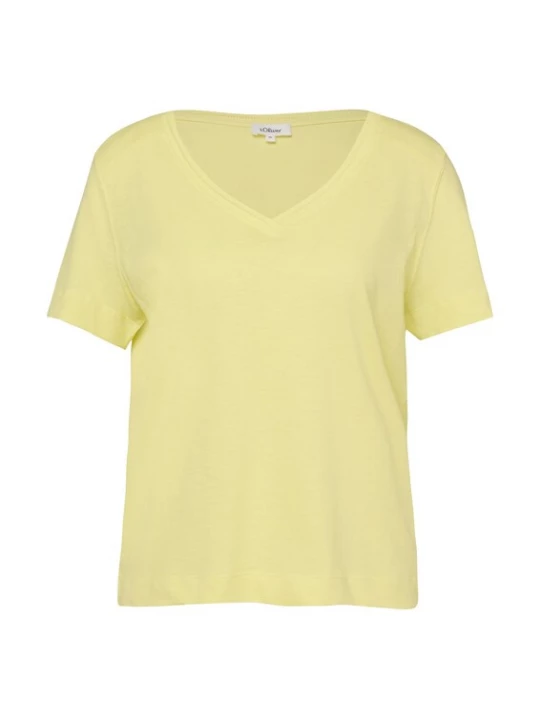 Foto van product s.Oliver Shirt lichtgeel
