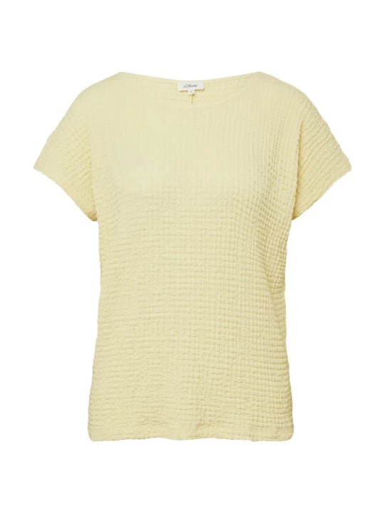 Foto van product s.Oliver Shirt lichtgeel