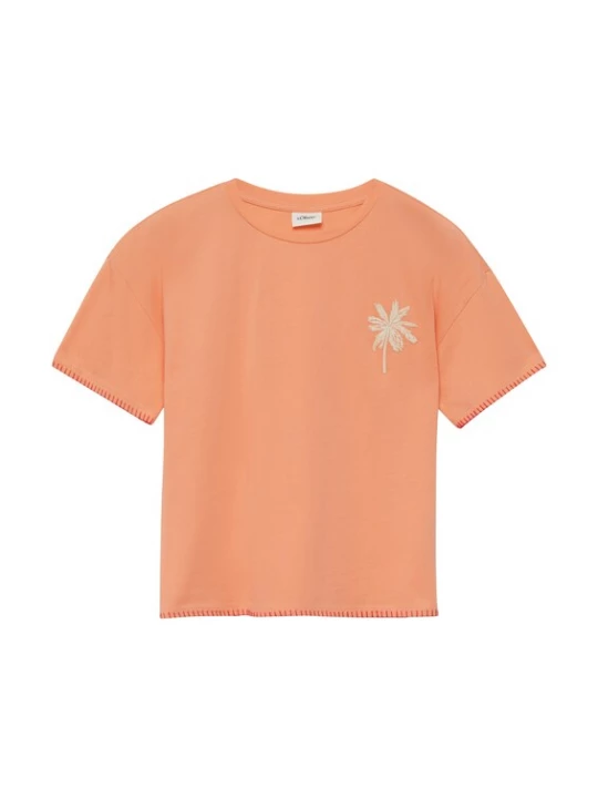 Foto van product s.Oliver Shirt lichtgeel / lichtoranje