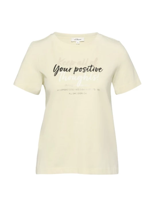 Foto van product s.Oliver Shirt lichtgeel