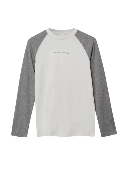 Foto van product s.Oliver Shirt lichtgrijs / grijs gemêleerd