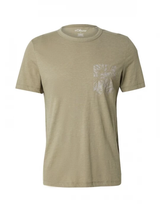Foto van product s.Oliver Shirt lichtgrijs / kaki