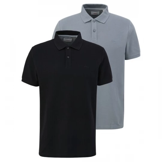 Foto van product s.Oliver Shirt lichtgrijs / zwart