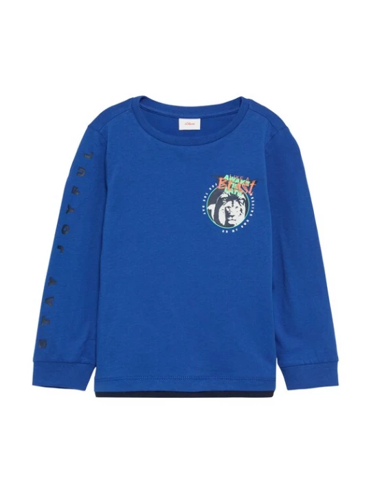 Foto van product s.Oliver Shirt lichtgroen / koraal / zwart / wit