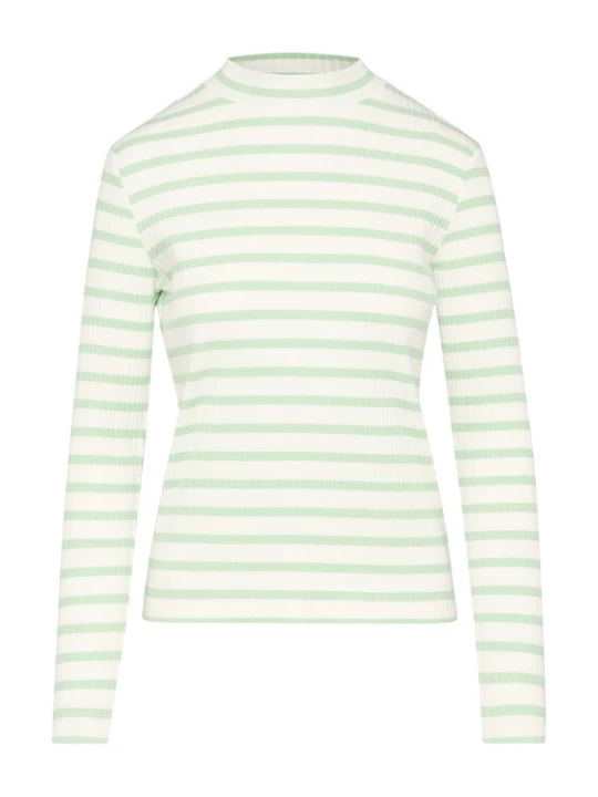 Foto van product s.Oliver Shirt lichtgroen / offwhite