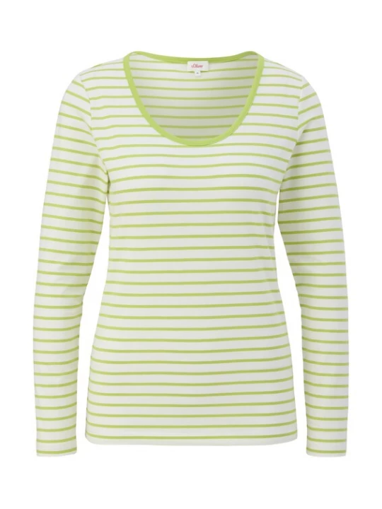 Foto van product s.Oliver Shirt lichtgroen / wit