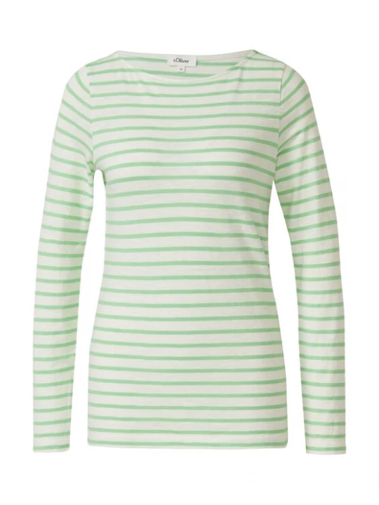 Foto van product s.Oliver Shirt lichtgroen / wit