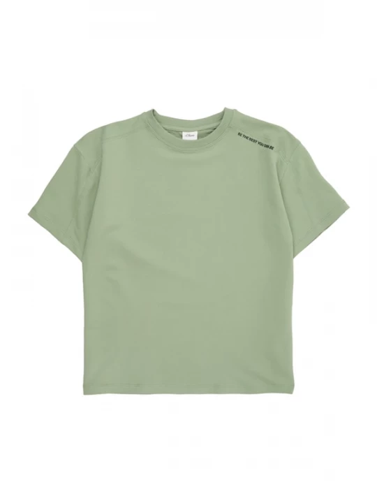 Foto van product s.Oliver Shirt lichtgroen / zwart