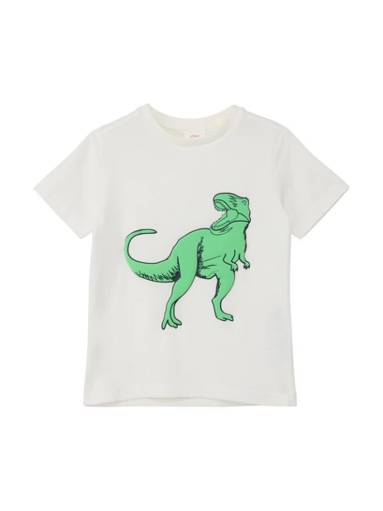 Foto van product s.Oliver Shirt lichtgroen / zwart / natuurwit