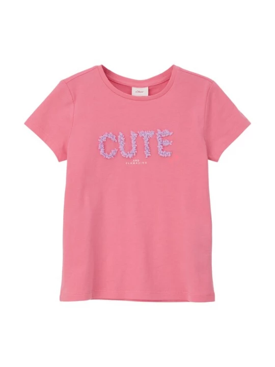 Foto van product s.Oliver Shirt lichtlila / framboos / wit