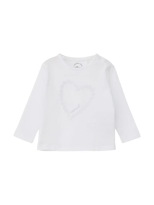 Foto van product s.Oliver Shirt lichtlila / wit