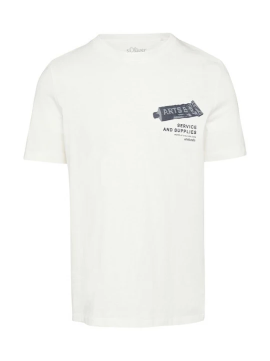 Foto van product s.Oliver Shirt lichtlila / zwart / wit