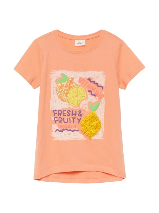 Foto van product s.Oliver Shirt lichtoranje