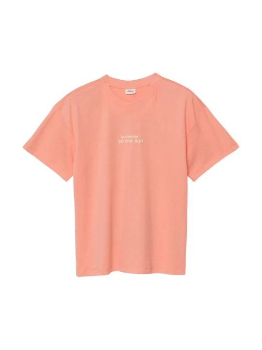 Foto van product s.Oliver Shirt lichtoranje