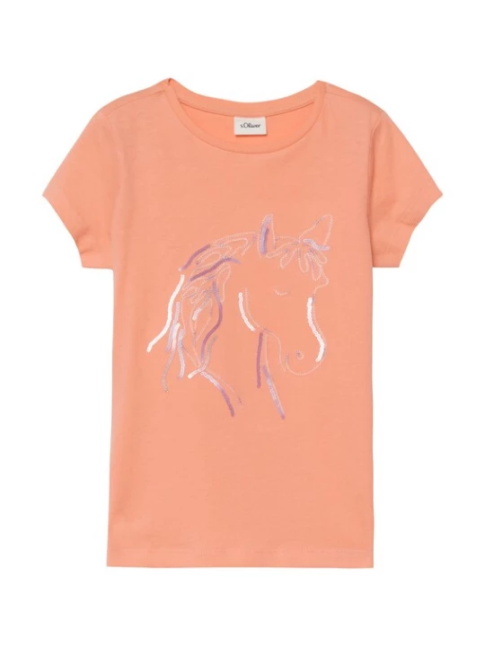 Foto van product s.Oliver Shirt lichtoranje