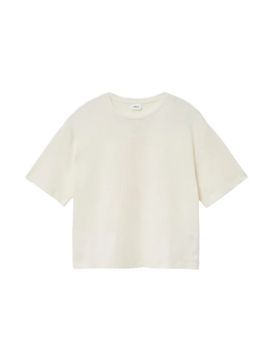 Foto van product s.Oliver Shirt lichtoranje / natuurwit