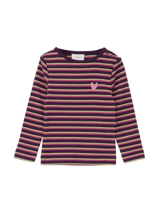 Foto van product s.Oliver Shirt lila / pink / zwart