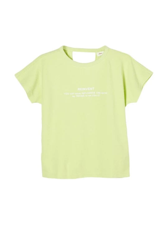 Foto van product s.Oliver Shirt limoen / wit