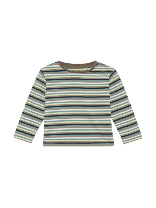 Foto van product s.Oliver Shirt marine / bruin / pastelgroen / wit