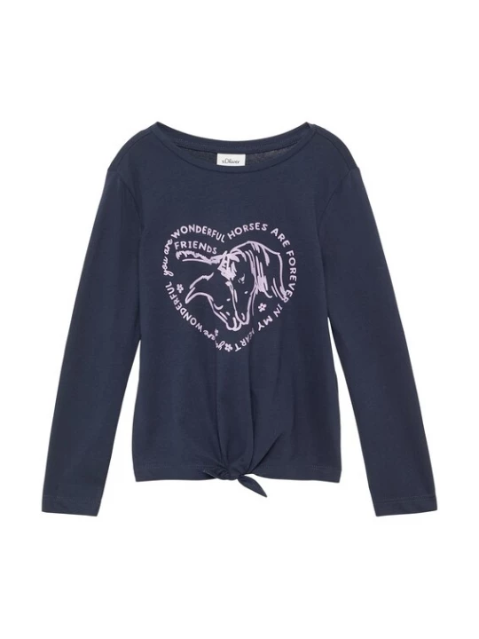 Foto van product s.Oliver Shirt marine / lavendel