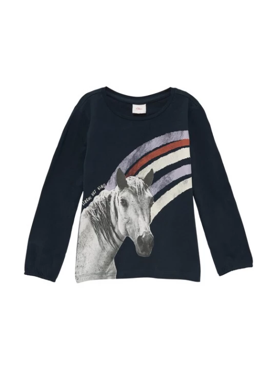 Foto van product s.Oliver Shirt marine / rood / wit