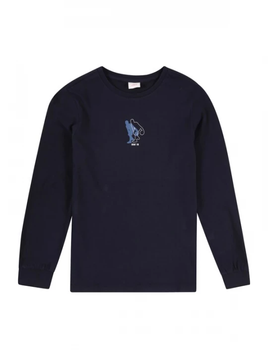 Foto van product s.Oliver Shirt marine / saffier / lichtrood / wit