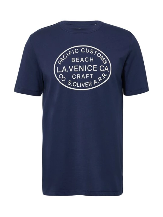 Foto van product s.Oliver Shirt marine / wit