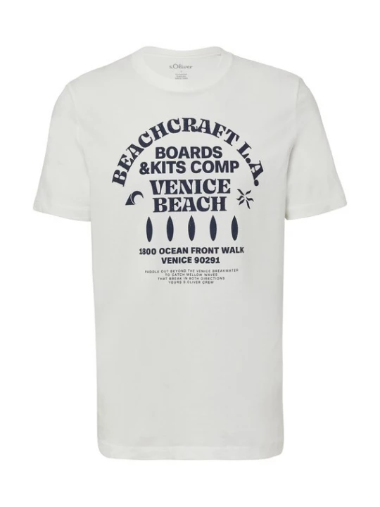 Foto van product s.Oliver Shirt marine / wit