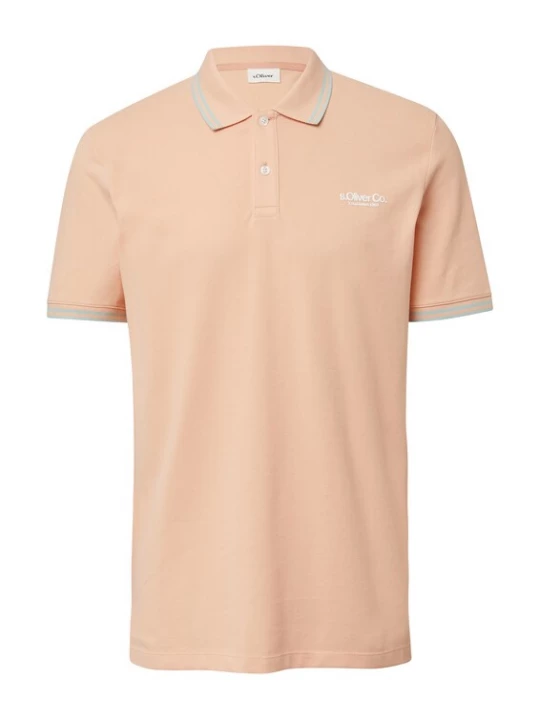 Foto van product s.Oliver Shirt mintgroen / abrikoos