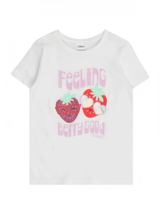 Foto van product s.Oliver Shirt mintgroen / eosine / rood / wit