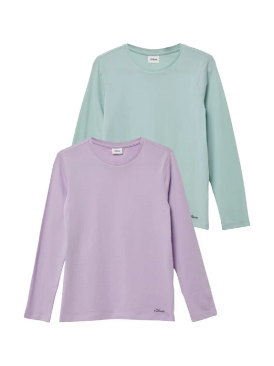 Foto van product s.Oliver Shirt mintgroen / lavendel