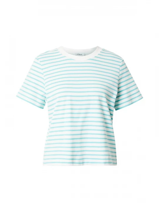 Foto van product s.Oliver Shirt mintgroen / wit