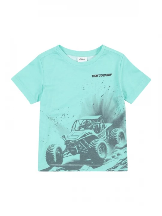 Foto van product s.Oliver Shirt mintgroen / zwart